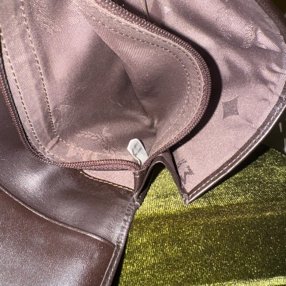 MCM Cognac and Black Leather Wallet - Picture 6 of 9